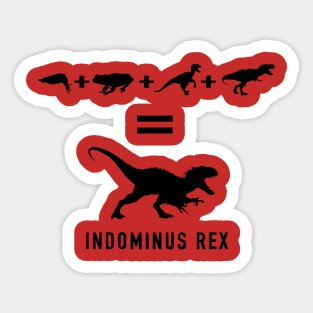 Indominus rex building blox Sticker